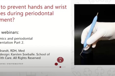 Ergonomics webinar poster with instrument